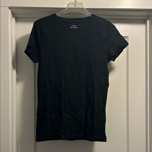J. Crew Women’s Black Short Sleeve Cotton Tee - M, NWOT